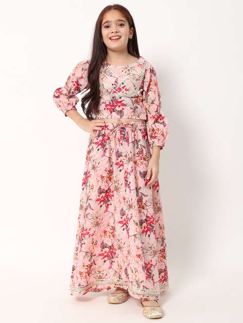 floral print lehenga choli - 20188081 - Very Small Image - 1