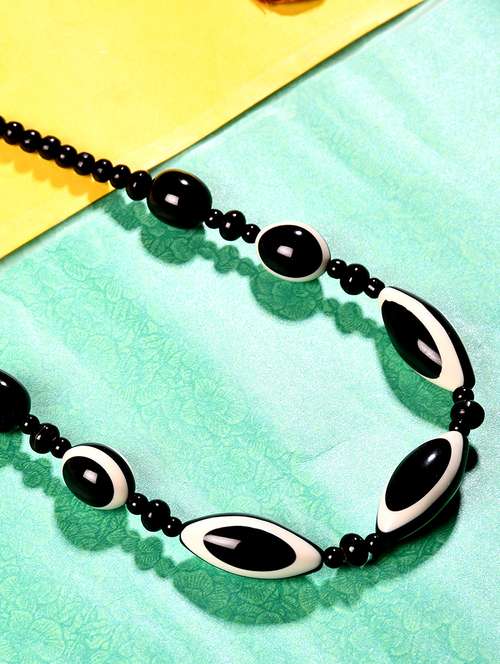 multi colored metal statement necklace - 20331717 - Very Small Image - 1