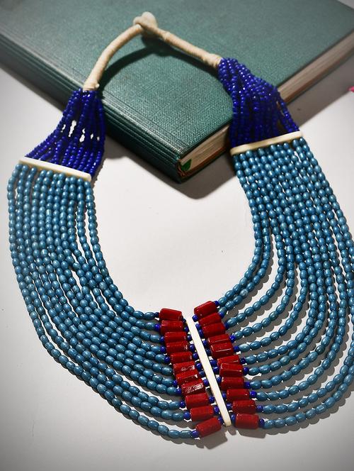 multi colored metal long necklace - 20331761 - Very Small Image - 1