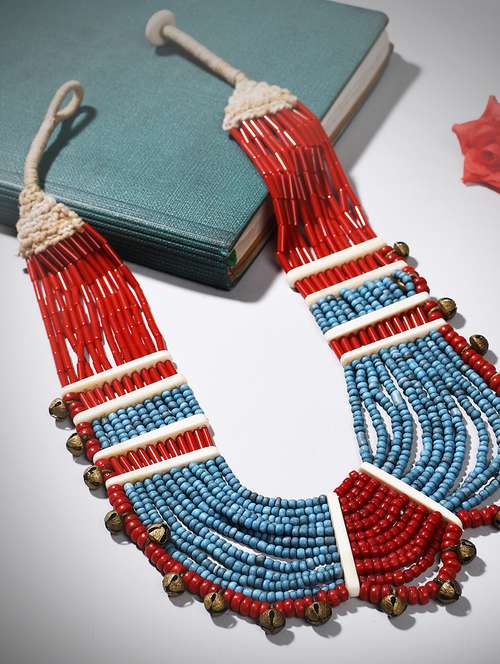 multi colored metal long necklace - 20331777 - Very Small Image - 1