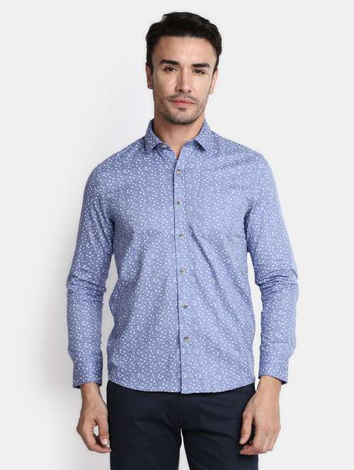 mens printed casual shirt - 20361824 - Very Small Image - 1