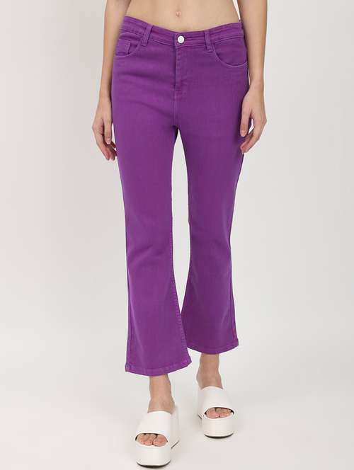 women's plain bootcut jeans - 20386548 - Very Small Image - 1