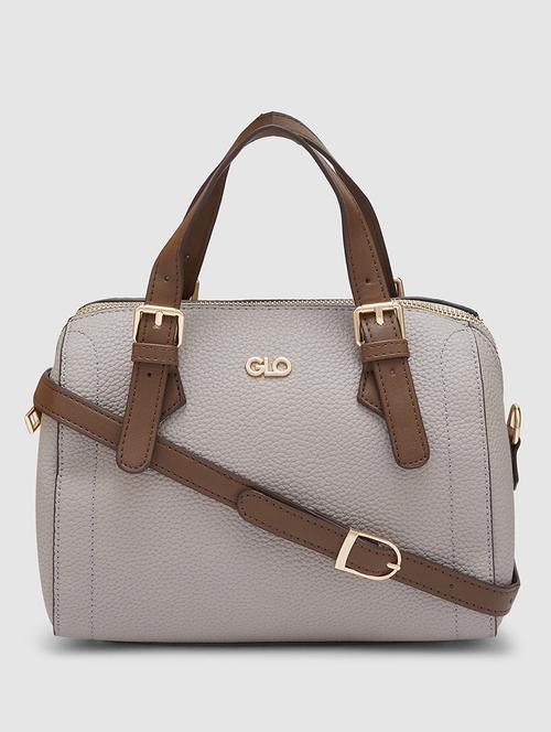 women solid leatherette handbag - 20405807 - Very Small Image - 1