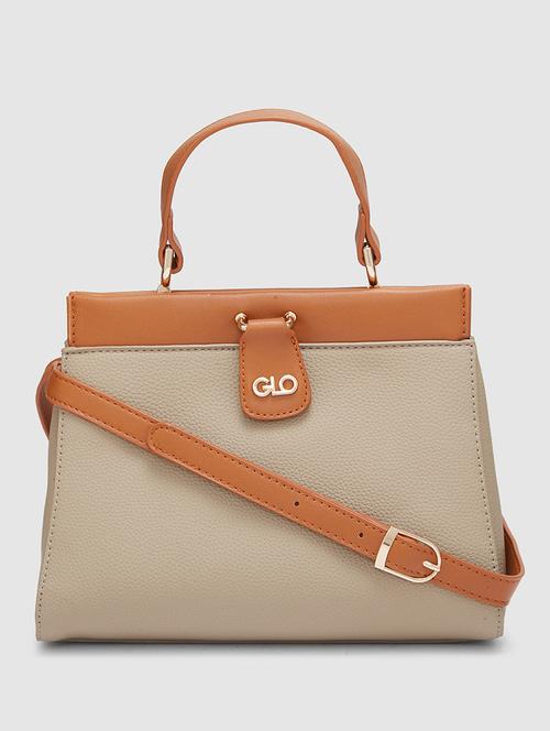 women solid leatherette handbag - 20405809 - Very Small Image - 1