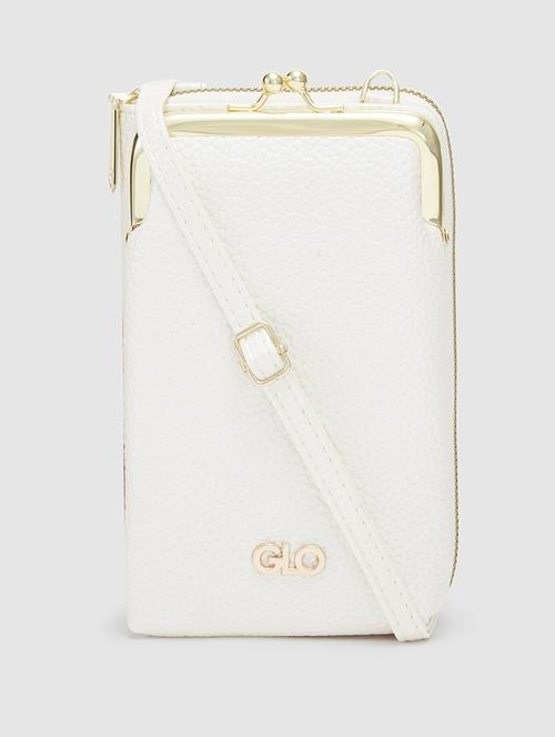 women texture leatherette sling bag - 20405883 - Very Small Image - 1