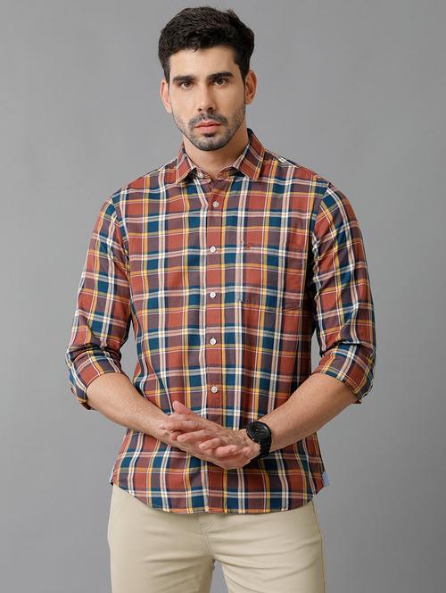 red cotton casual shirt - 20446024 - Very Small Image - 1
