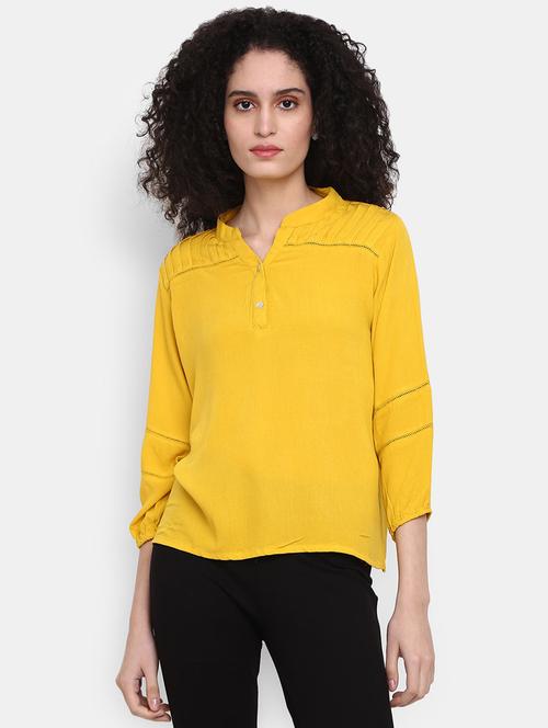 gold cotton a line top - 20681991 - Very Small Image - 1