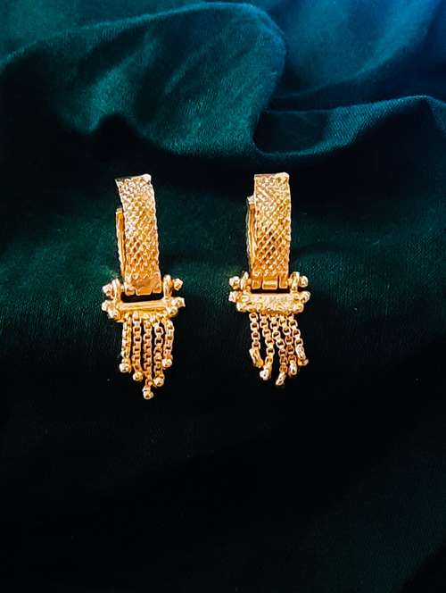 gold plated balli earrings - 20848877 - Very Small Image - 1