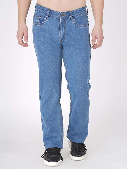 men plain baggy fit jeans - 20961605 - Very Small Image - 1