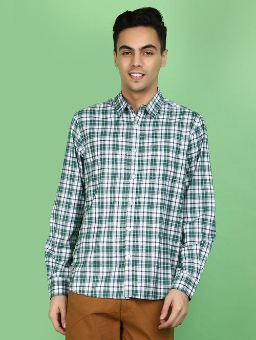 check printed casual shirt - 20970579 - Very Small Image - 1