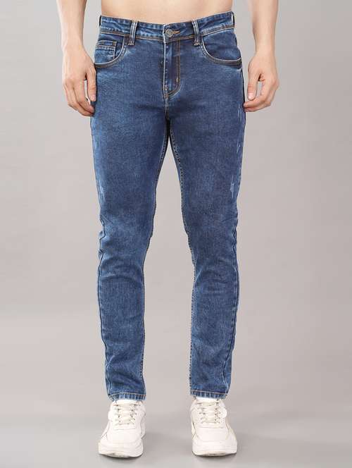 solid blue denim jeans - 21145326 - Very Small Image - 1