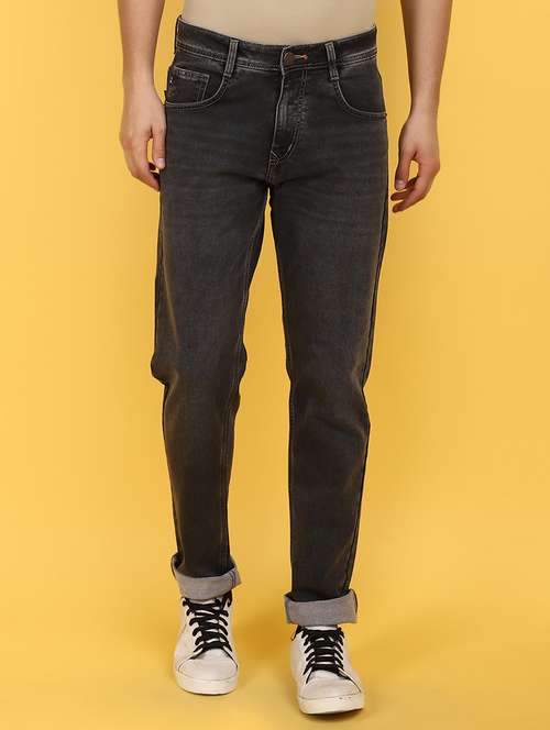 men mid rise plain denim jeans - 21177163 - Very Small Image - 1