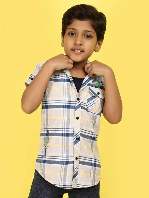 boys cotton short sleeve shirt - 21177319 - Very Small Image - 1