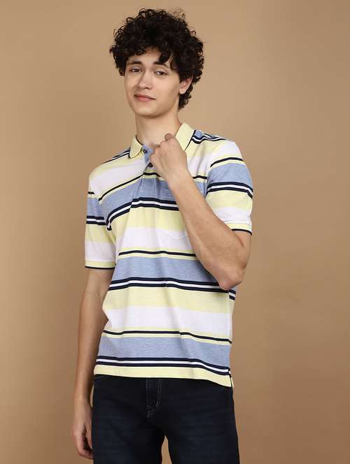 men striped polo t-shirt - 21177855 - Very Small Image - 1