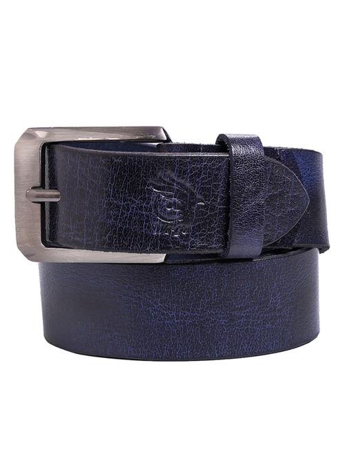 navy blue leather belt - 21276731 - Very Small Image - 1