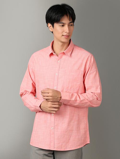 men long sleeves solid casual shirt - 21303764 - Very Small Image - 1