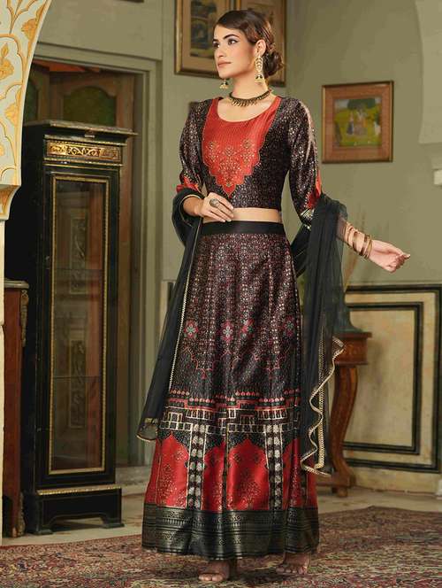 women stitched lehenga choli with dupatta - 21338614 - Very Small Image - 1