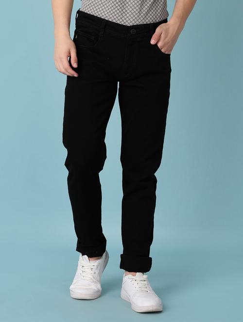 men mid rise plain slim fit jean - 21353938 - Very Small Image - 1