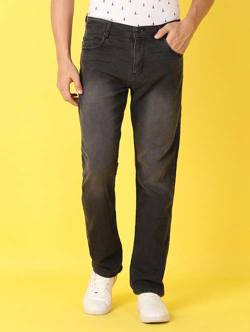 men grey plain jeans - 21382808 - Very Small Image - 1