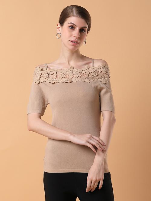 beige self-designed regular top - 21387483 - Very Small Image - 1