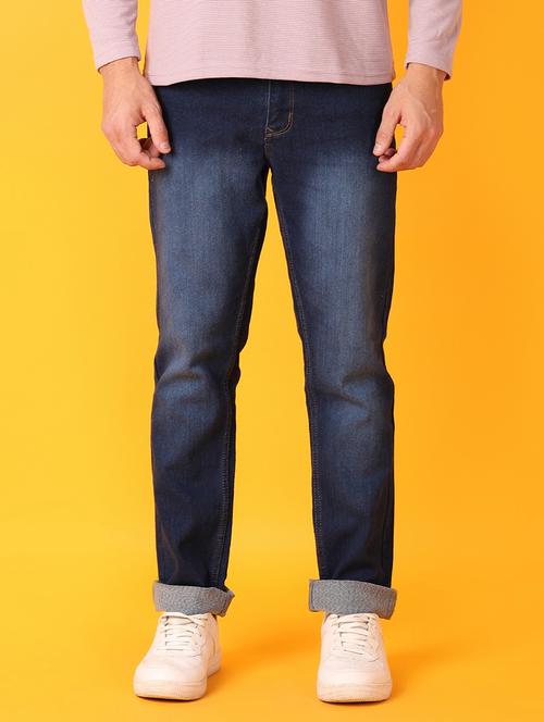 men blue plain jean - 21491796 - Very Small Image - 1