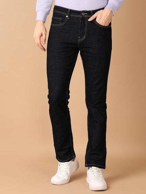 men blue plain jeans - 21493220 - Very Small Image - 1