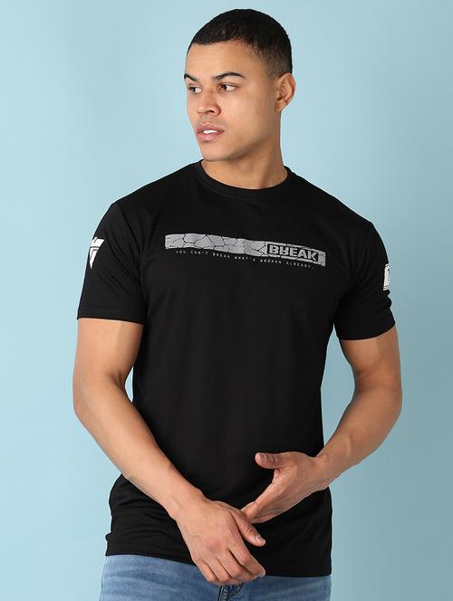 men chest print short sleeve t-shirt - 21503544 - Very Small Image - 1