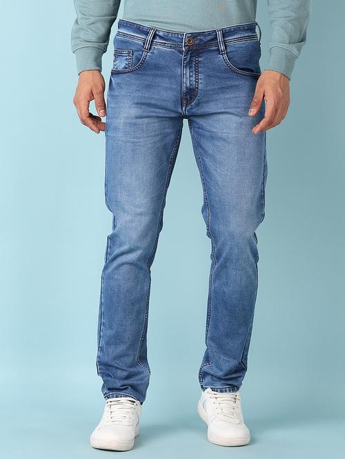 men solid mid rise slim fit jean - 21503577 - Very Small Image - 1