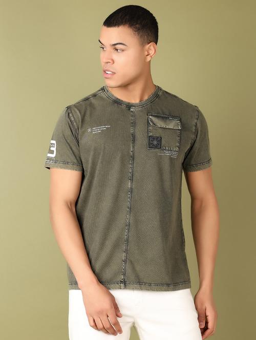 men short sleeves plain t-shirt - 21510002 - Very Small Image - 1