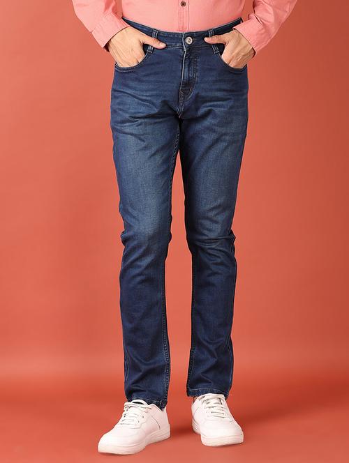men solid mid rise slim fit jean - 21510040 - Very Small Image - 1