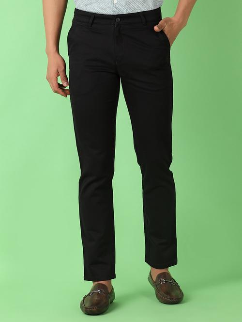 men mid rise solid chinos - 21519589 - Very Small Image - 1