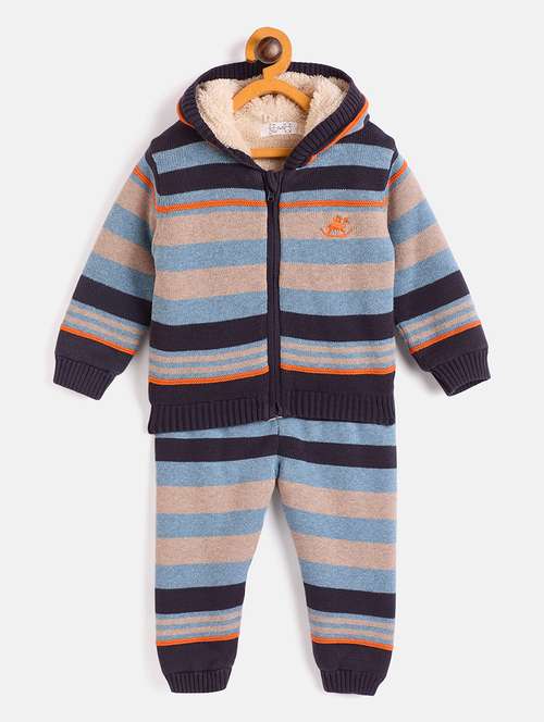 kids long sleeves sweater with joggers set - 21522622 - Very Small Image - 1