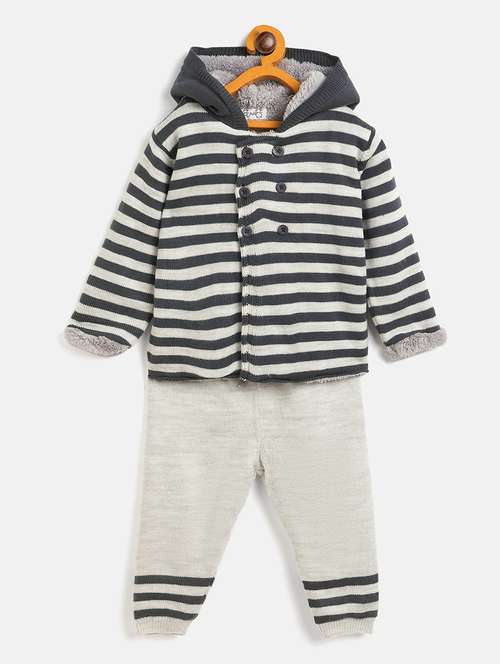 kids long sleeves sweater with joggers set - 21522678 - Very Small Image - 1