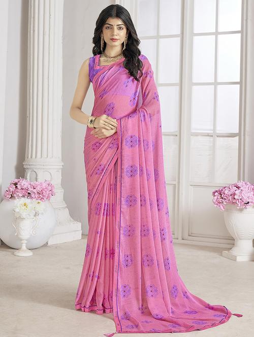 women printed saree - 21567772 - Very Small Image - 1