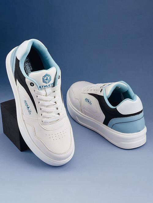 men white lace up sneaker - 21597633 - Very Small Image - 1