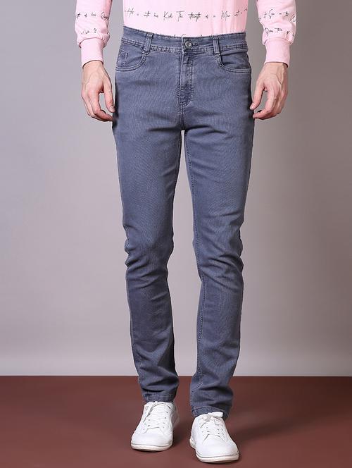 men solid mid rise slim fit jeans - 21599072 - Very Small Image - 1