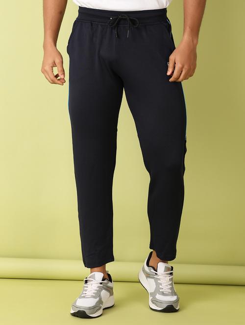 men mid rise solid ankle length track pant - 21607936 - Very Small Image - 1