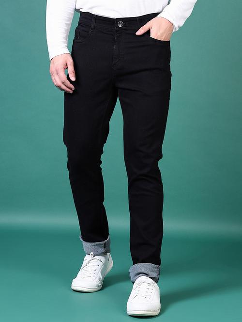 men solid mid rise denim jeans - 21632843 - Very Small Image - 1