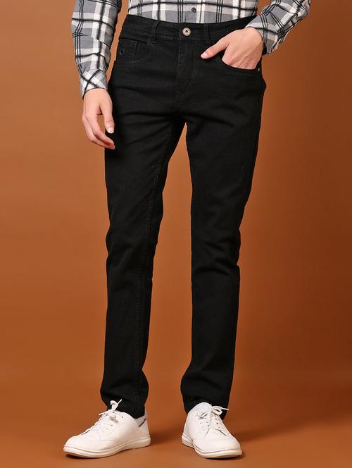 women solid mid rise slim fit jean - 21639786 - Very Small Image - 1