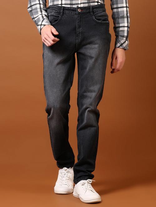 men solid mid rise slim fit jean - 21639787 - Very Small Image - 1