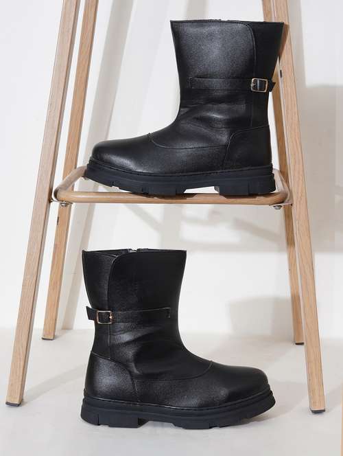 women black ankle length boot - 21683585 - Very Small Image - 1