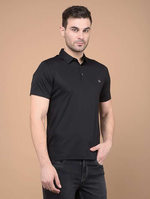 men short sleeves plain polo t-shirt - 21688665 - Very Small Image - 1