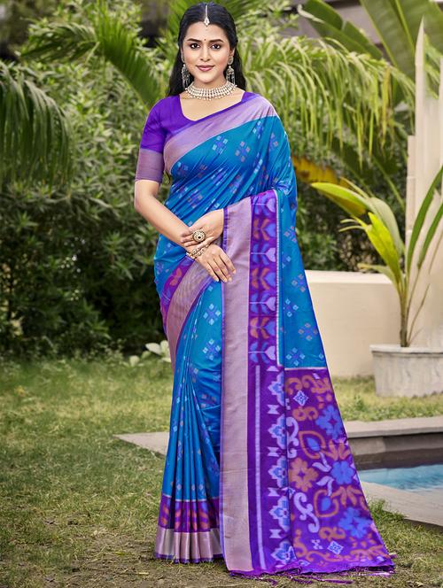 women self design bordered saree with blouse - 21708892 - Very Small Image - 1