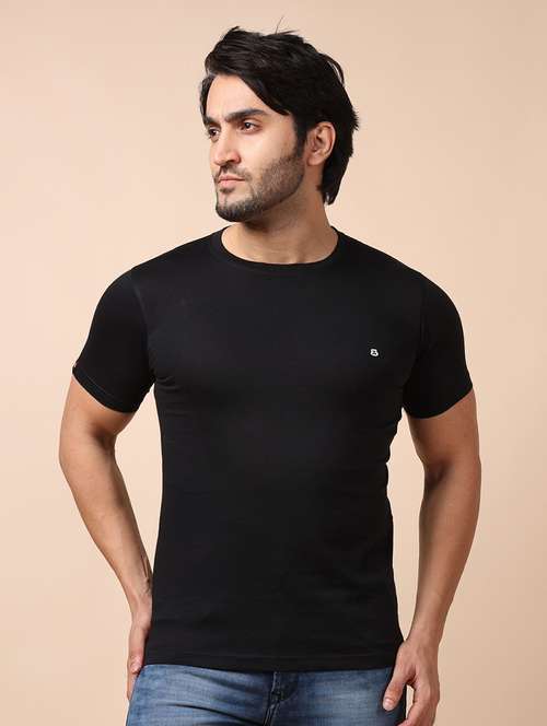 men short sleeves plain t-shirt - 21724891 - Very Small Image - 1