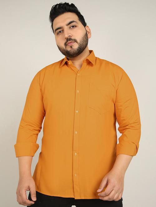 men solid long sleeve casual shirt - 21725458 - Very Small Image - 1