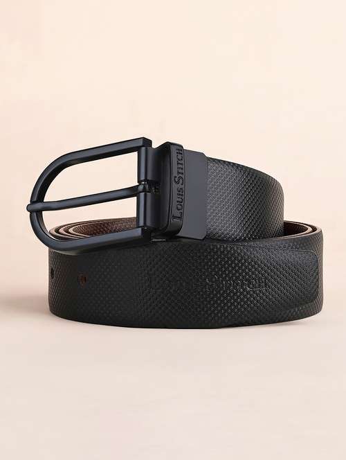 men pin buckle reversible leather belt - 21762031 - Very Small Image - 1