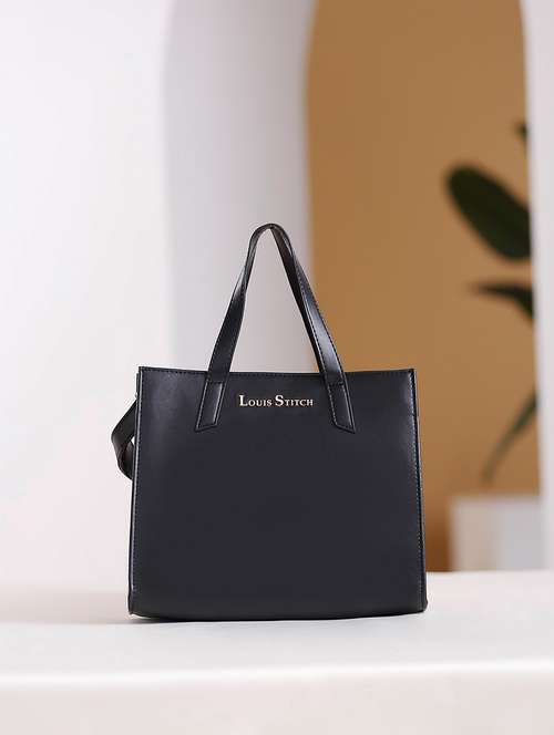 women black solid handbag - 21768095 - Very Small Image - 1