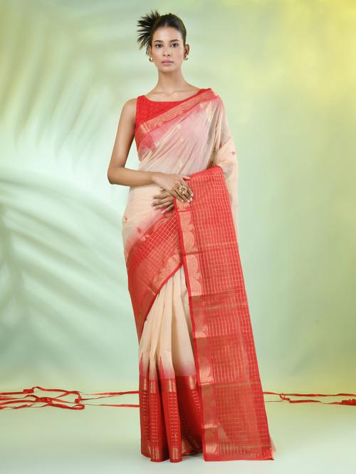 women self design bordered saree - 21839521 - Very Small Image - 1