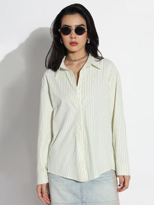 green cotton regular shirt - 21843099 - Very Small Image - 1