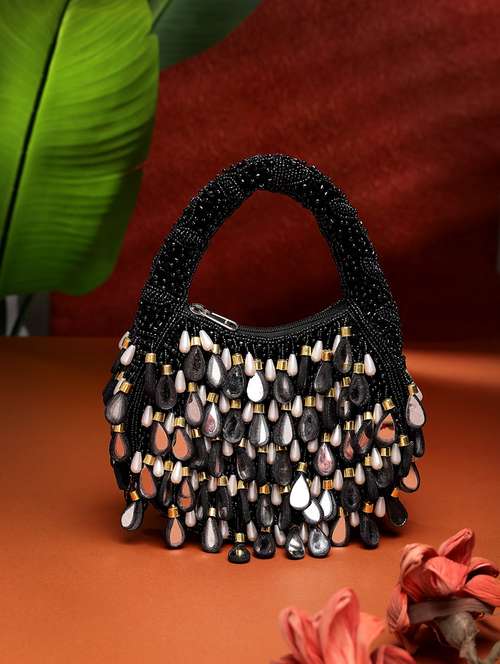 women mirror worked clutch - 21918694 - Very Small Image - 1